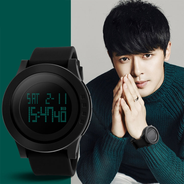 skmei-1142-multifunctional-men-outdoor-sports-noctilucent-waterproof-silica-gel-digital-watch-green