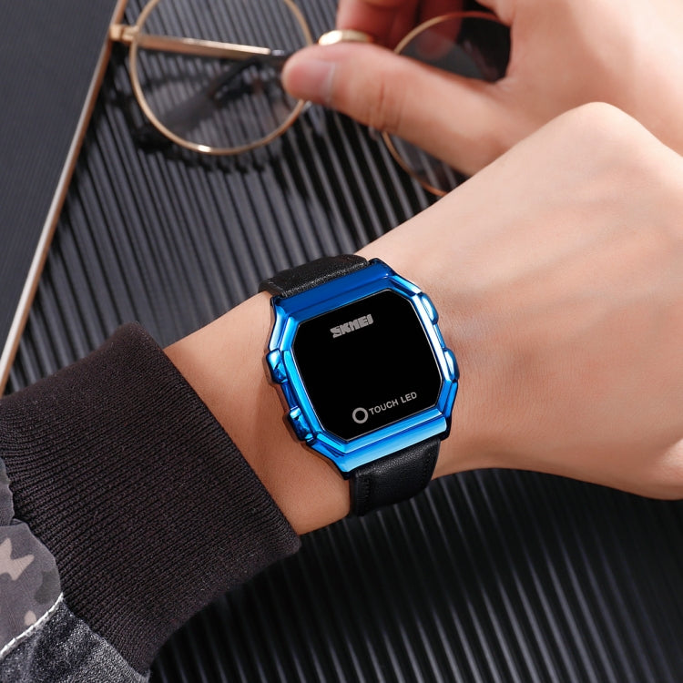 skmei-1650-leather-strap-version-led-digital-display-electronic-watch-with-touch-luminous-buttongold