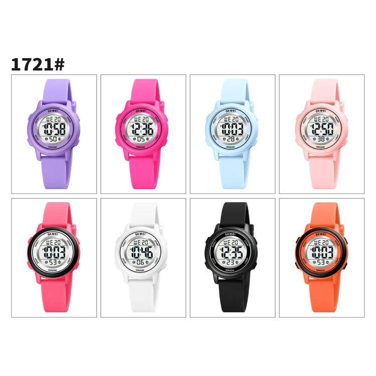 skmei-1721-triplicate-round-dial-led-digital-display-luminous-silicone-strap-electronic-watchpurple