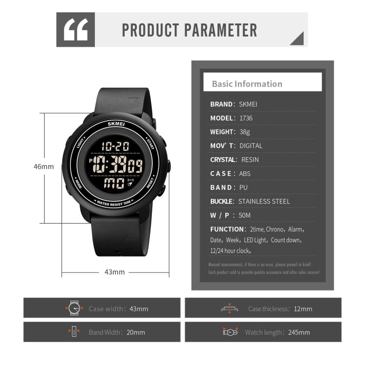 skmei-1736-triplicate-round-dial-timing-led-digital-display-luminous-electronic-watchblack