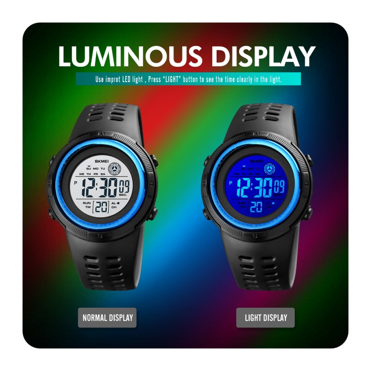 skmei-1773-triplicate-round-led-dual-time-digital-display-colorful-backlight-electronic-watchblack-white