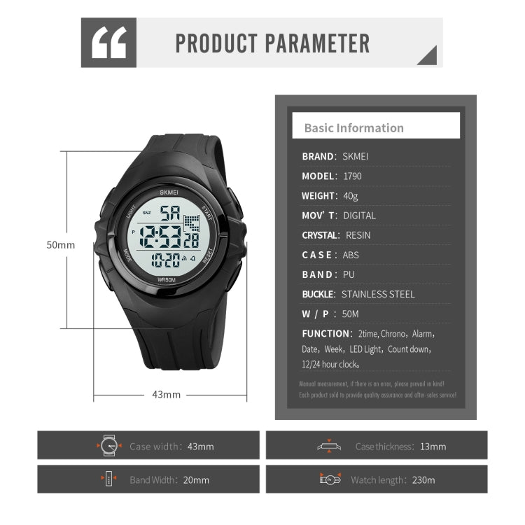 skmei-1790-triplicate-round-led-dual-time-digital-display-luminous-electronic-watch-for-mensilver-white