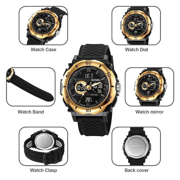 skmei-2098-multifunctional-men-50m-waterproof-thermometer-dual-display-digital-wrist-watchgold-black