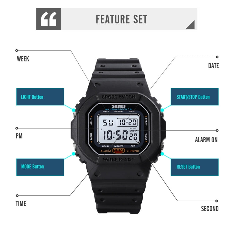 skmei-1608-multi-function-student-electronic-watch-waterproof-timing-silicone-sports-watchblue