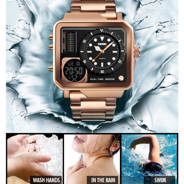 skmei-1392-multi-function-outdoor-sports-watch-business-double-display-waterproof-electronic-watchsilver