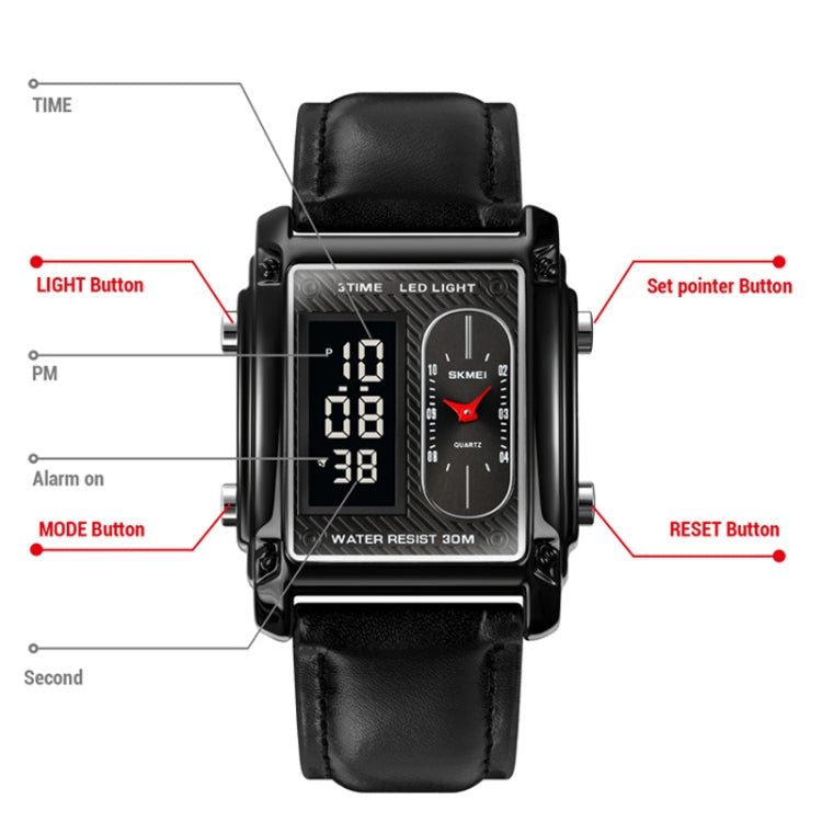 skmei-1868-square-double-display-waterproof-men-watch-style-steel-belt-gold