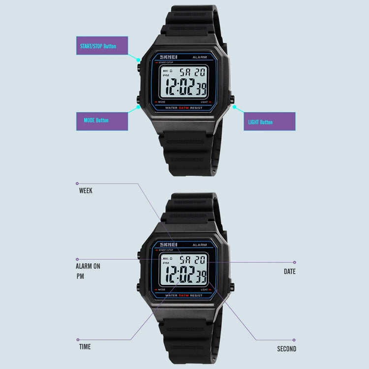 skmei-1698-50m-waterproof-multifunctional-sports-square-pin-buckle-luminous-digital-watchtransparent