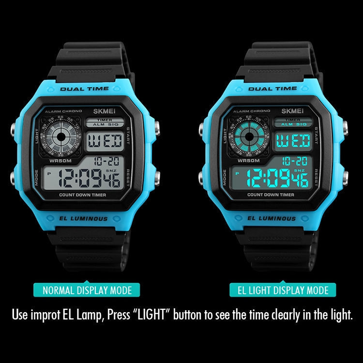 skmei-1299-multifunctional-outdoor-sports-noctilucent-waterproof-digital-display-wrist-watch-army-green