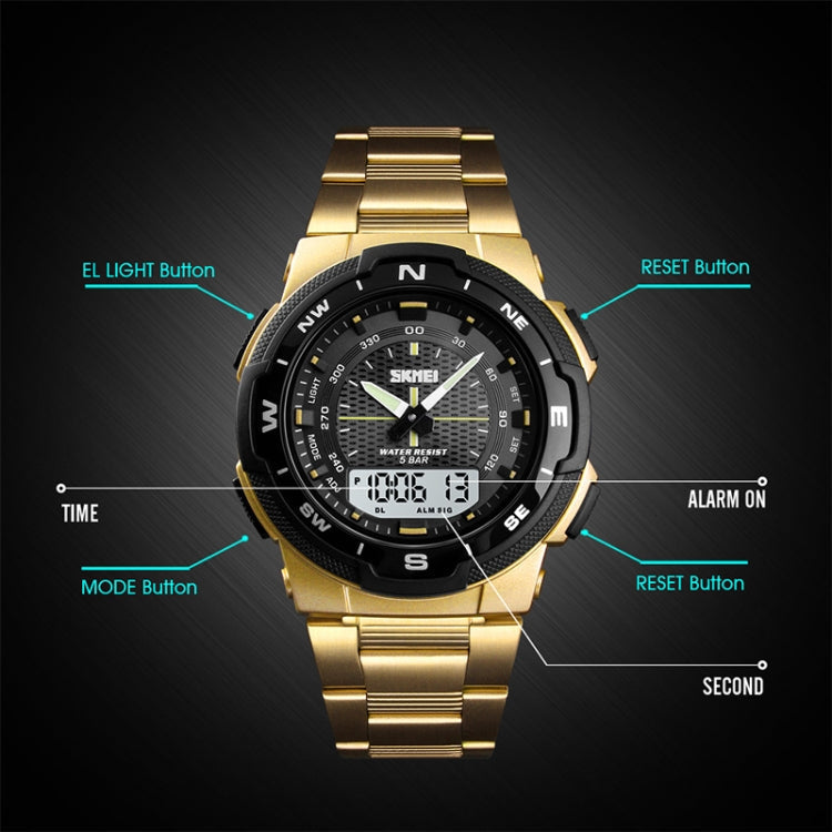 skmei-1370-multifunctional-men-outdoor-sports-noctilucent-waterproof-stainless-steel-digital-wrist-watch-rose-gold