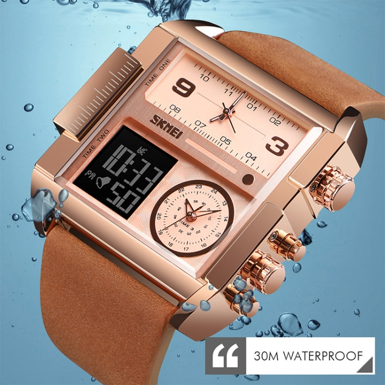 skmei-1391-multifunctional-men-business-digital-watch-30m-waterproof-square-dial-wrist-watch-with-leather-watchbandblack